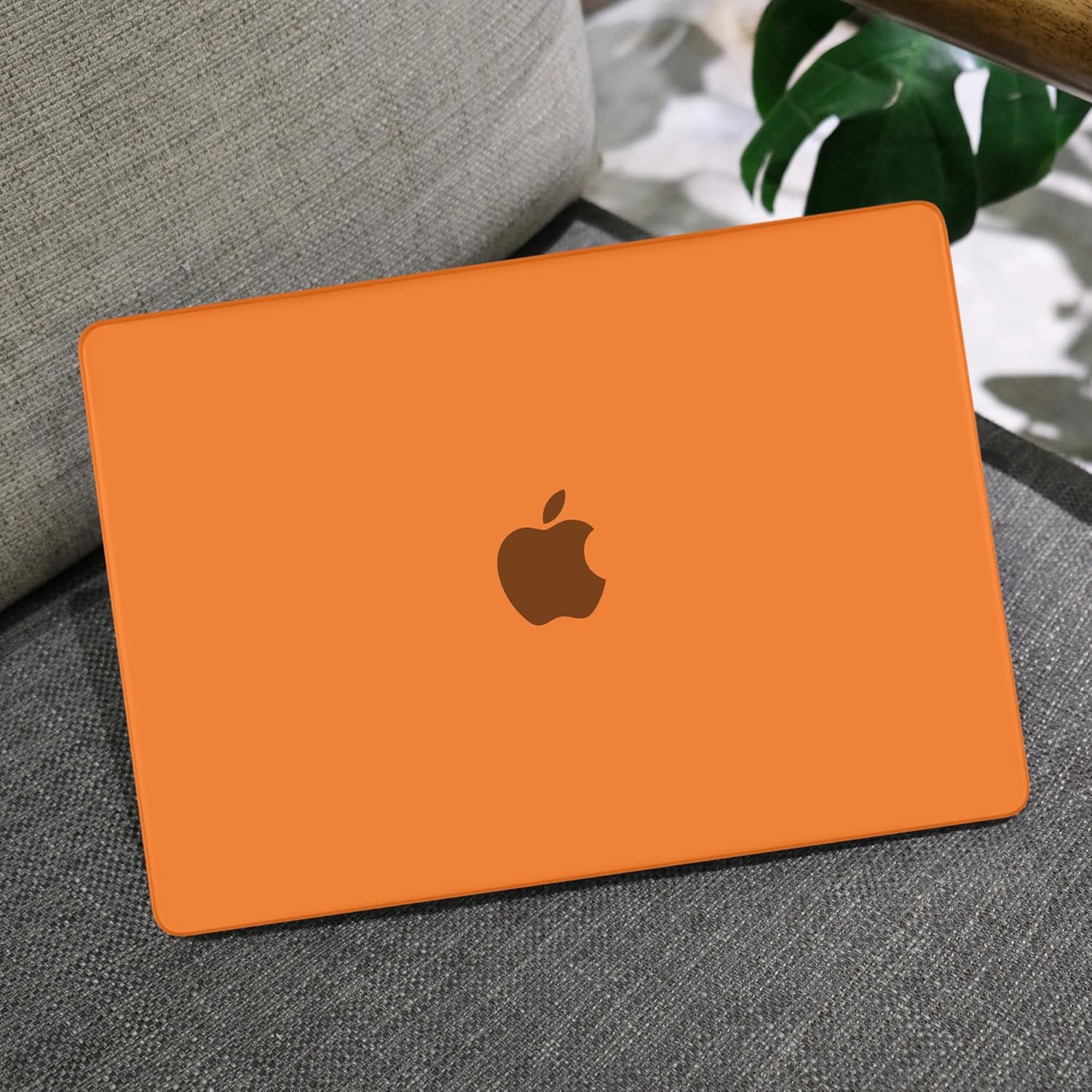 MEEgoodo MEEgoodo MacBook Pro 16 inch Case 2024 2023 2021 Hard Shell with Keyboard and Webcam Cover Matte Orange Fit Model A3403 A3186 A2991 A2780 A2485 - View 6 of 9