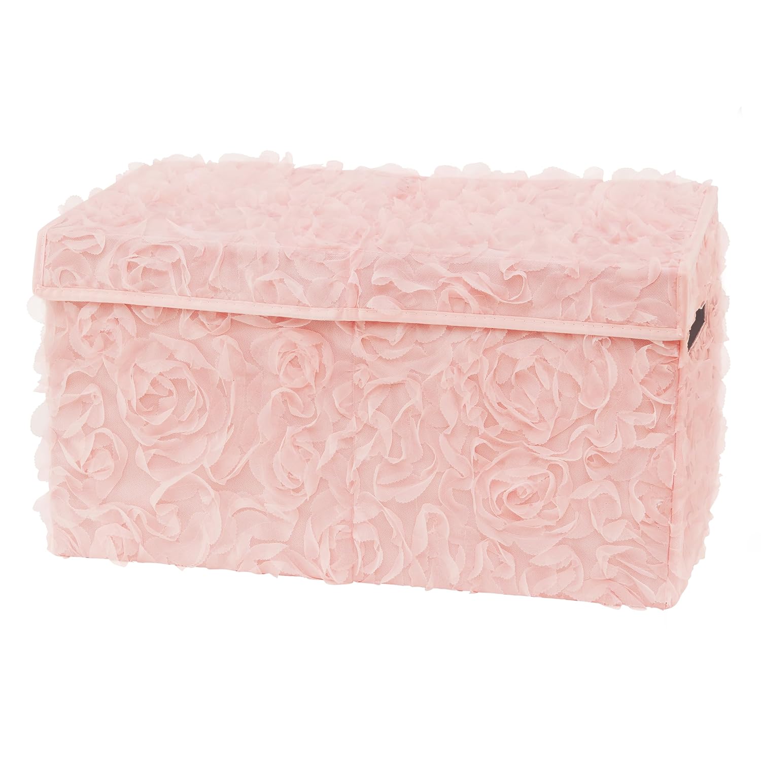 Sweet Jojo Designs Sweet Jojo Designs Pink Floral Rose Toy Bin Storage Box for Baby Nursery Kids Room Elegant Vintage Boho Chic Decor