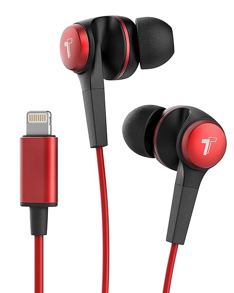 Thore Thore V120 MFi Lightning Earbuds for iPhone 12/13/14 Pro Max - Sweat/Water Resistant with Mic & Volume Control - View 2 of 7
