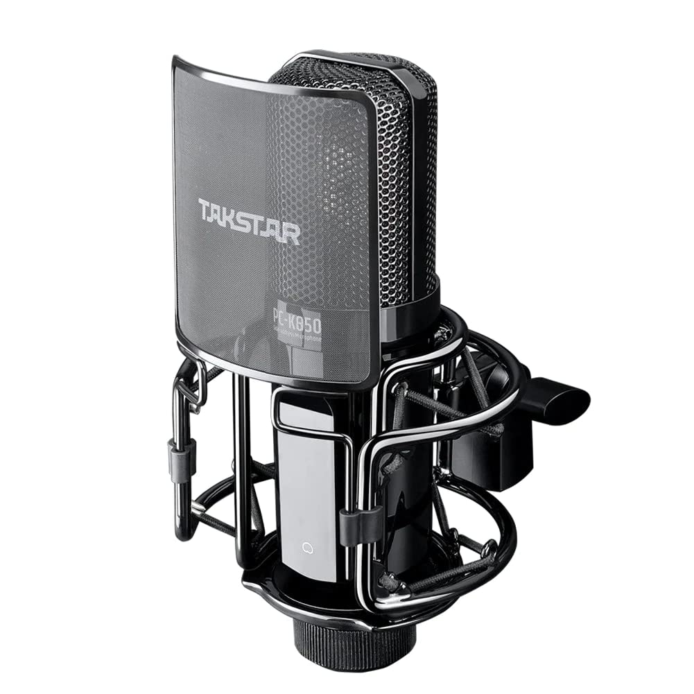 TAKSTAR TAKSTAR XLR Condenser Microphone: High-Sensitivity Cardioid Mic for Recording, Podcasting & Streaming