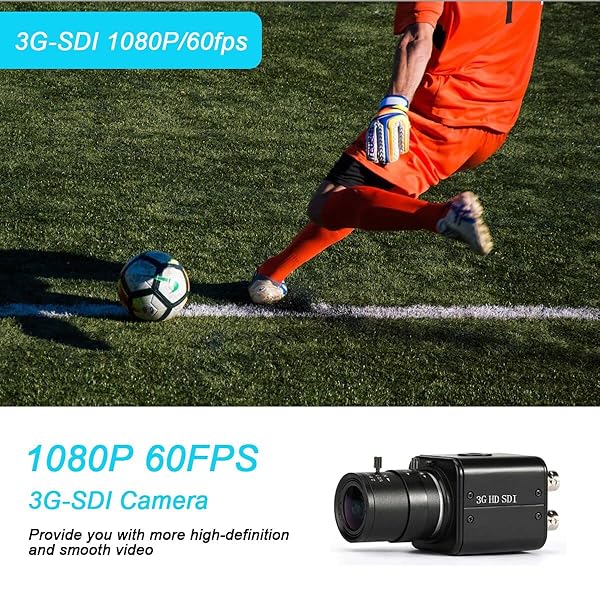 SDTNOVA Buy 3G-SDI HD Security Camera 1080P with 3MP Lens & Free SDI Cable - High Sensitivity CCTV for Ultimate Protection - View 7 of 7