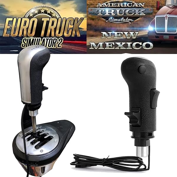 Obokidly Obokidly USB Gearshift Knob for G29, G920, G27 - Perfect for ETS2 & ATS Sim Racing