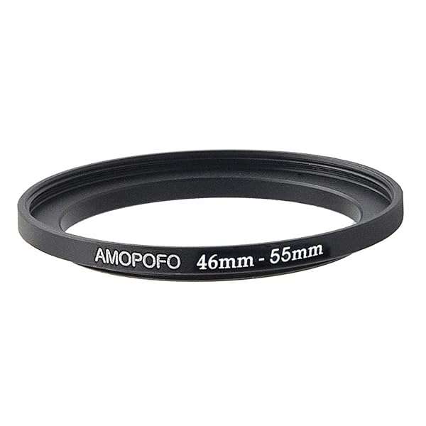 Amopofo 46mm to 55mm Camera Filter Ring - Compatible with All Brands for UV, ND, CPL Filters - View 4 of 6