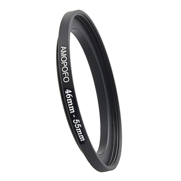 46mm to 55mm Camera Filter Ring - Compatible with All Brands for UV, ND, CPL Filters