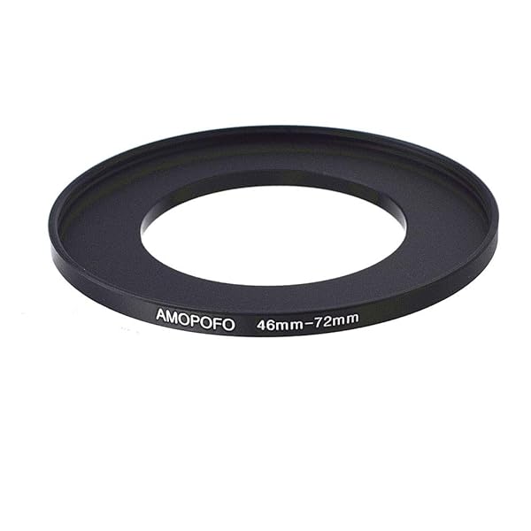 Amopofo 46mm to 72mm Camera Filter Ring - Compatible with All Brands for UV, ND, CPL Filters - View 4 of 5