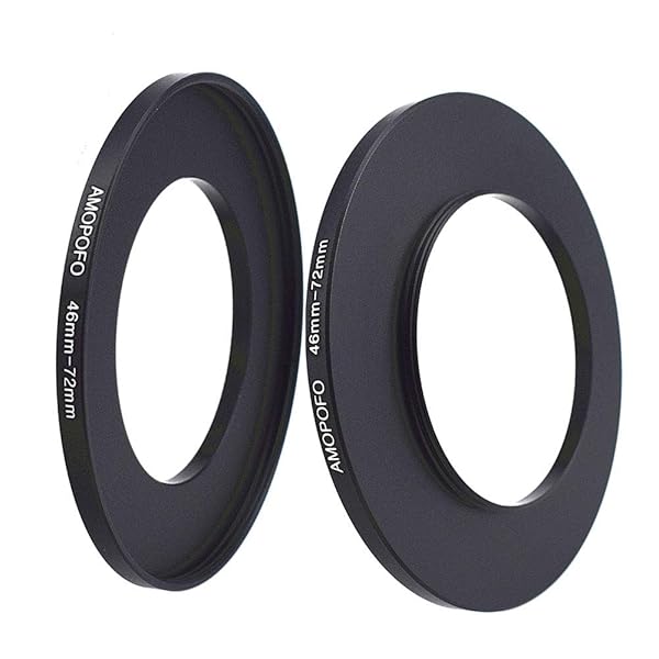Amopofo 46mm to 72mm Camera Filter Ring - Compatible with All Brands for UV, ND, CPL Filters - View 5 of 5