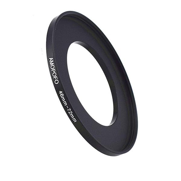 Amopofo 46mm to 72mm Camera Filter Ring - Compatible with All Brands for UV, ND, CPL Filters - View 2 of 5