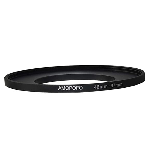 Amopofo 46mm to 67mm Camera Filter Ring - Compatible with All Brands for UV, ND, CPL Filters - View 4 of 6