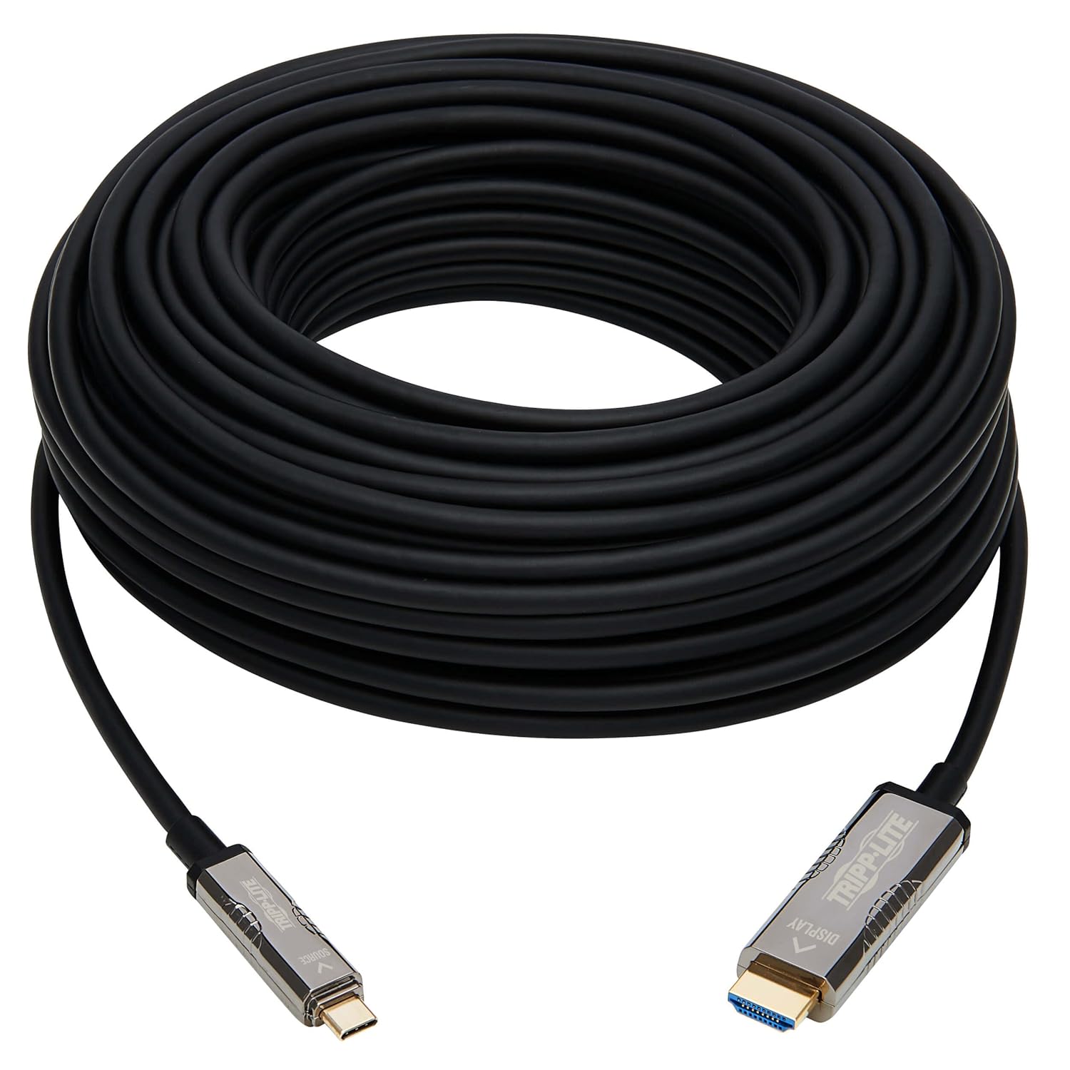 TRIPP LITE Tripp Lite USB-C to HDMI Fiber Active Optical Cable 4K 60HZ UHD HDR 164 Feet with 3 Year Warranty - View 2 of 5