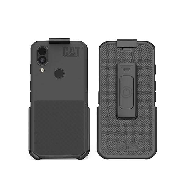 BELTRON BELTRON Heavy Duty Holster for CAT S62 Pro - Rotating Belt Clip Case for Rugged Smartphones - View 6 of 10