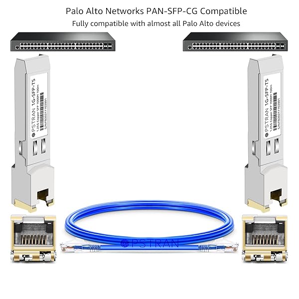OPSTRAN OPSTRAN 1000BASE-T SFP RJ45 Copper Transceiver for Palo Alto Networks PAN-SFP-CG - 100m Cat5e/6 Compatibility - View 5 of 8