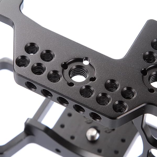 Hersmay "Ultimate A7III Cage with Top Handle for Vlogging & Filmmaking - Hersmay A9 Camera Rig with 1/4" & 3/8" Mounts" - View 5 of 9