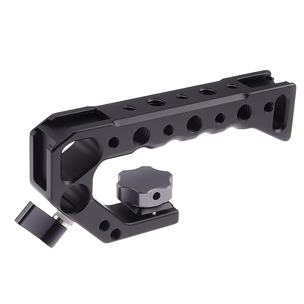 Hersmay "Ultimate A7III Cage with Top Handle for Vlogging & Filmmaking - Hersmay A9 Camera Rig with 1/4" & 3/8" Mounts" - View 8 of 9