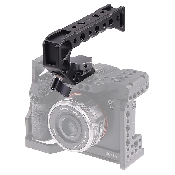 Hersmay "Ultimate A7III Cage with Top Handle for Vlogging & Filmmaking - Hersmay A9 Camera Rig with 1/4" & 3/8" Mounts" - View 9 of 9