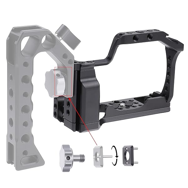 foto4easy Foto4easy Camera Cage for Canon EOS M5/M50/M50 Mark II - Durable Black Protection & Versatile Accessories - View 7 of 8