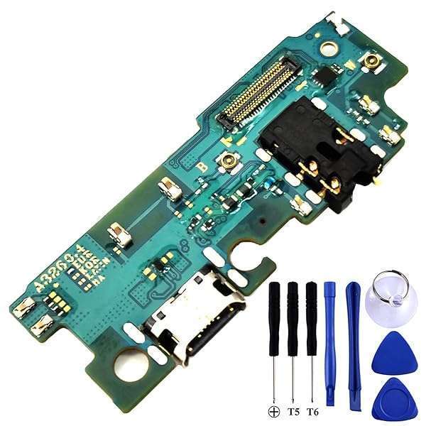 Bestdealing Galaxy A32 5G USB Charging Port Flex Cable Replacement - A326U/A326A/A326T Type C Connector Repair Part