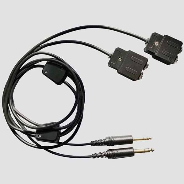 UFQ UFQ GAM-GA2F General Aviation Headset Splitter: Dual Headset Adapter with High-Density Sponge & O-Ring - View 6 of 6