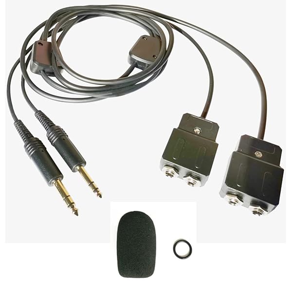 UFQ UFQ GAM-GA2F General Aviation Headset Splitter: Dual Headset Adapter with High-Density Sponge & O-Ring - View 3 of 6