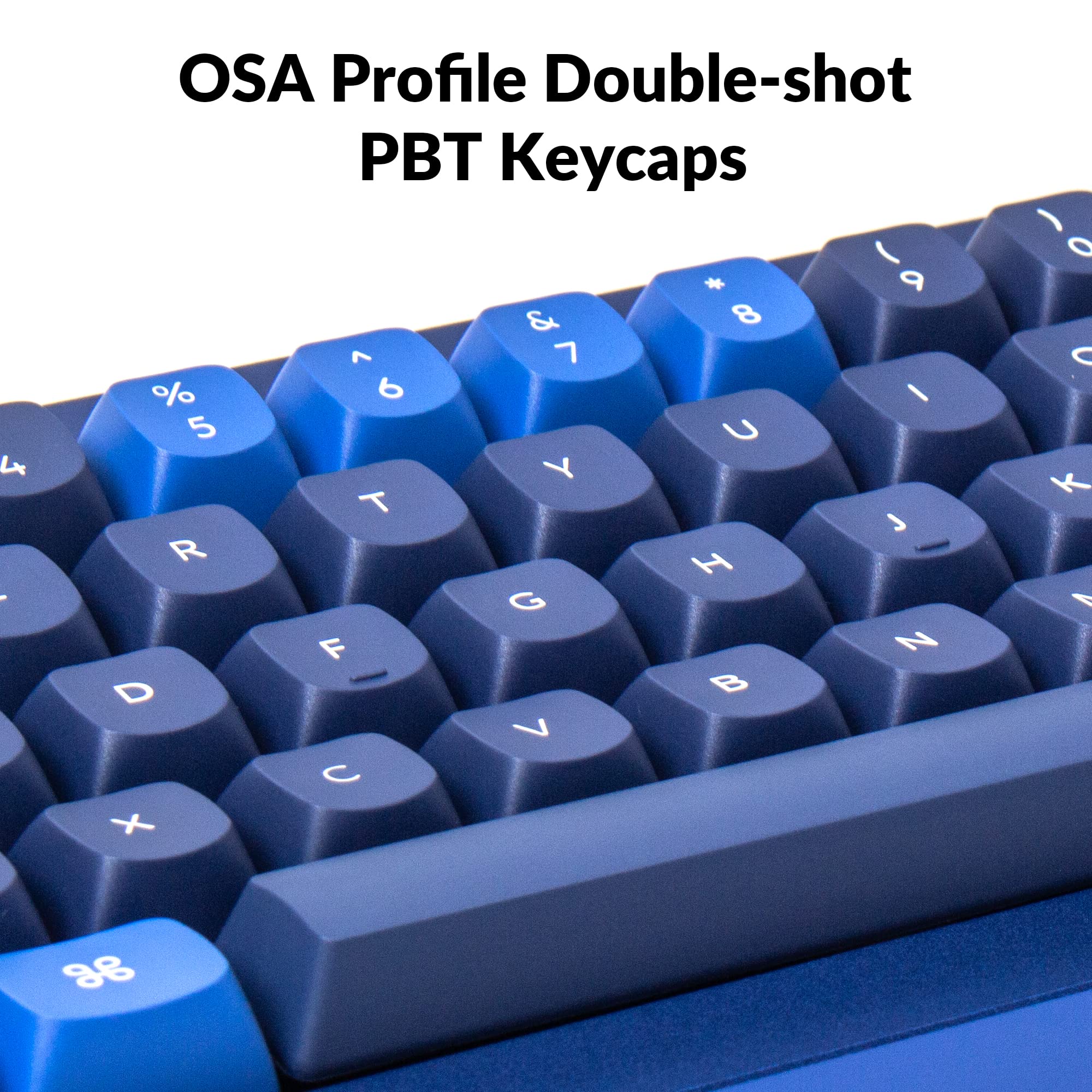 Keychron Keychron Q7 70% Hot-Swappable RGB Mechanical Keyboard for Mac Windows Linux QMK VIA Gateron G Pro Brown Switch Full Aluminum Blue - View 6 of 8