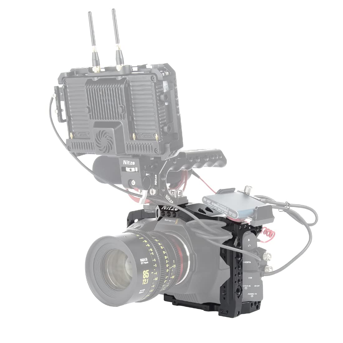 Nitze Nitze Full Half Cage for BMPCC 6K Pro G2 Camera T-B02A Enhance Your Filmmaking Experience - View 6 of 6