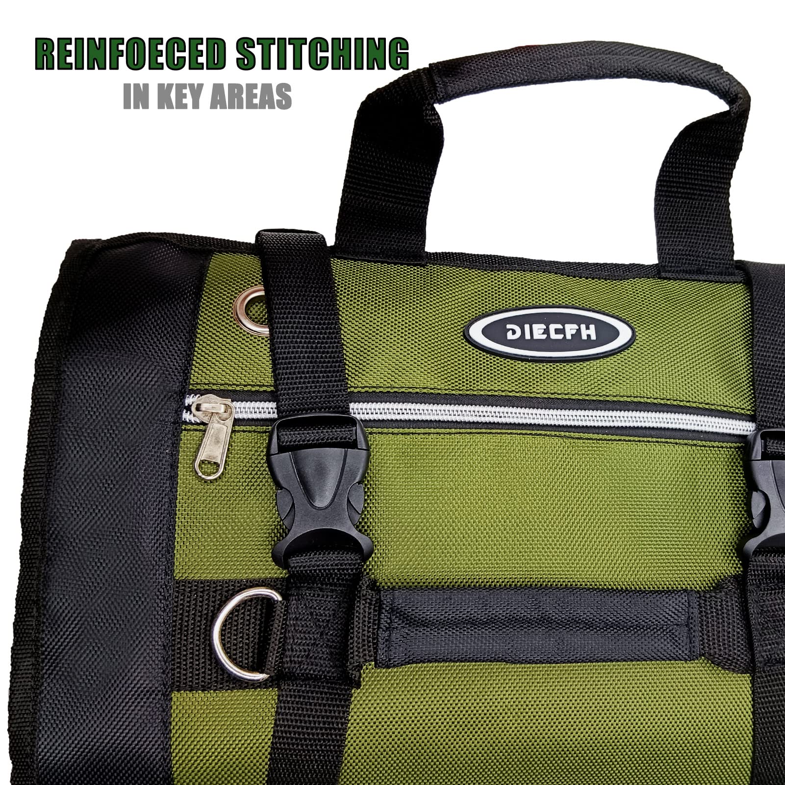 DIECFH DIECFH Tool Roll Bag Wrench Organizer for Easy Tool Storage and Transport - View 5 of 7