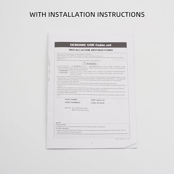 Dasbecan Upgrade Your Mazda: Dasbecan TK78-66-9U0C Apple CarPlay & Android Auto Retrofit Kit (2014-2020) - View 8 of 8