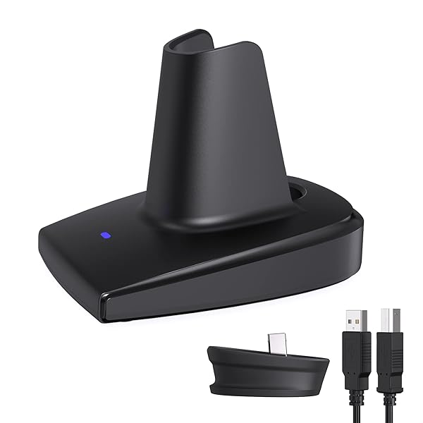 Inateck Barcode Scanner Charging Base for BCST-60, BCST-70, BCST-73, P6 & P7 - Easy to Use, Scanner Not Included