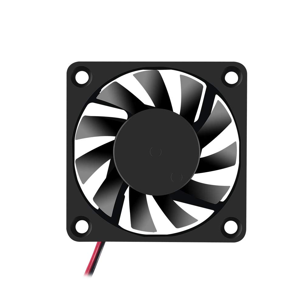 DORHEA 4PCS 60x60x10mm DC 24V Brushless Cooling Fan Dual Ball Bearing Replacement for DIY PC Computer Case 2 Pin Pack of 4 - View 3 of 6