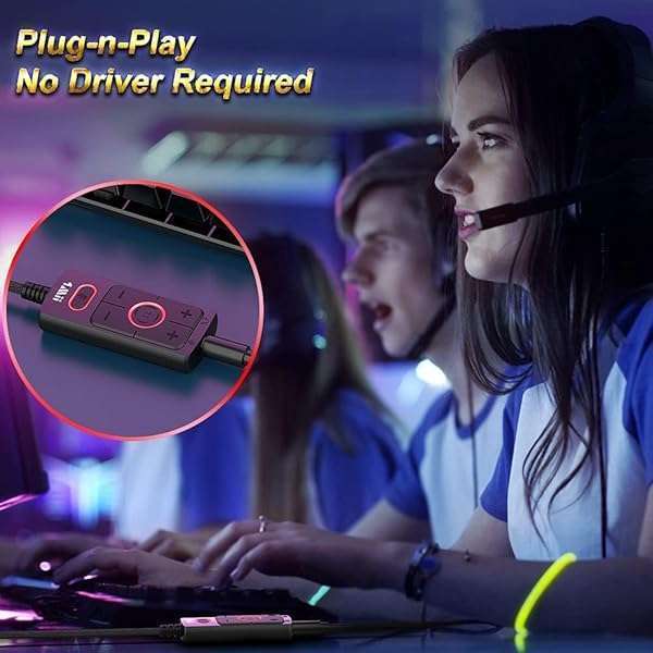 1Mii 1Mii USB Sound Card: Virtual 7.1 Surround Sound Adapter for PS4, PC, MAC - Plug & Play, No Drivers Needed - View 6 of 8