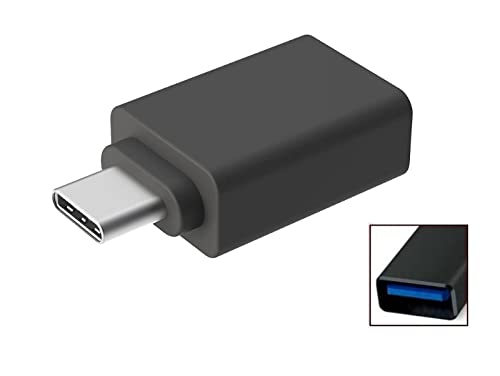 ienza USB-C to USB-A Adapter: Compatible with MacBook, iPad Pro, iPhone 15, Dell XPS & More - Fast Data Transfer & Versatile Connectivity - View 2 of 2