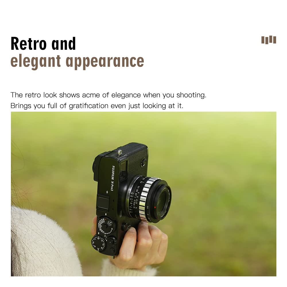 TTARTISAN TTArtisan 23mm F1.4 APS-C Wide Angle Prime Lens for Fuji X-Mount Manual Focus Fixed Lens - View 9 of 9