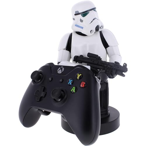 Exquisite Gaming Exquisite Gaming Mandalorian Stormtrooper: Ultimate Star Wars Phone & Controller Holder - Licensed Cable Guy Stand - View 6 of 10