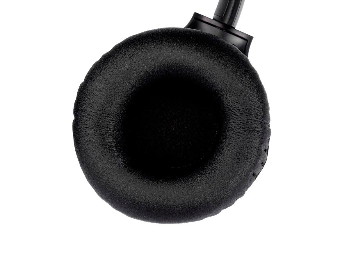 Monoprice WFH Wired On-Ear Headset with USB Controller for Work and School Lightweight Black - View 4 of 6