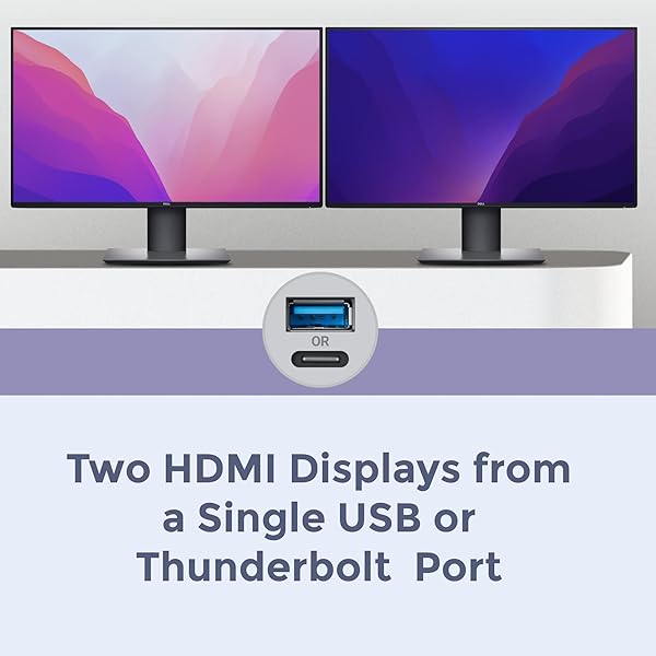 Sonnet Sonnet DisplayLink Dual 4K HDMI Adapter: Enhance Your Multi-Monitor Setup Today! - View 4 of 7