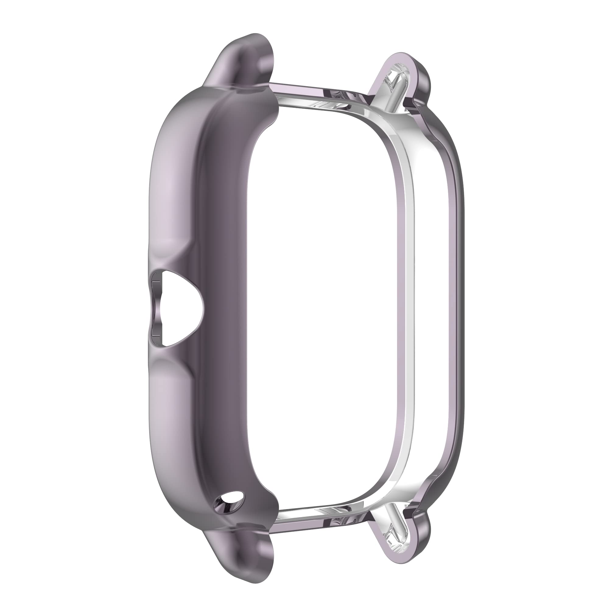 TenCloud TenCloud Cases for Amazfit GTS 3 Smartwatch Soft TPU Shockproof Bumper Cover and Screen Protector for Men and Women in Black Gray Clear - View 3 of 6