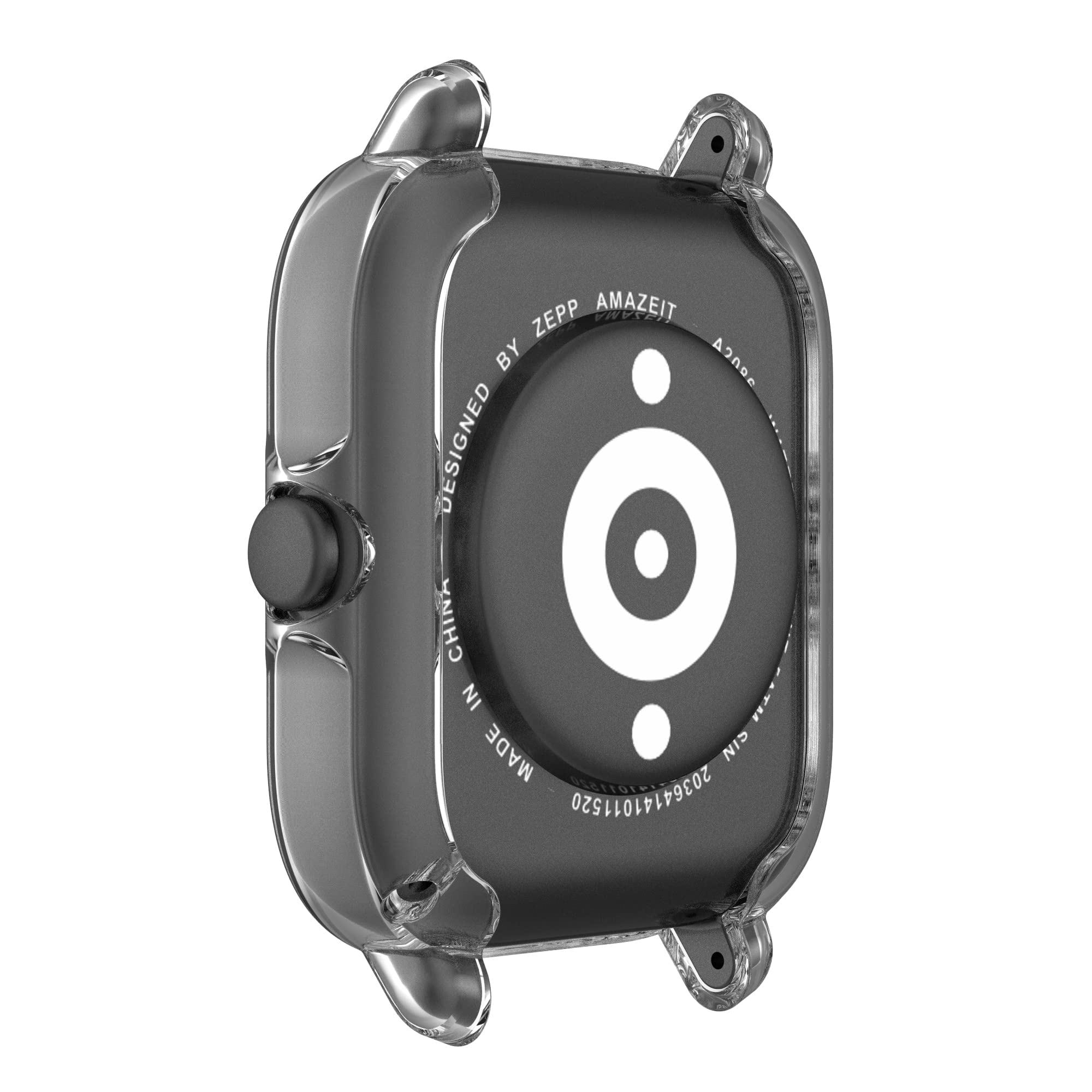 TenCloud TenCloud Cases for Amazfit GTS 3 Smartwatch Soft TPU Shockproof Bumper Cover and Screen Protector for Men and Women in Black Gray Clear - View 4 of 6