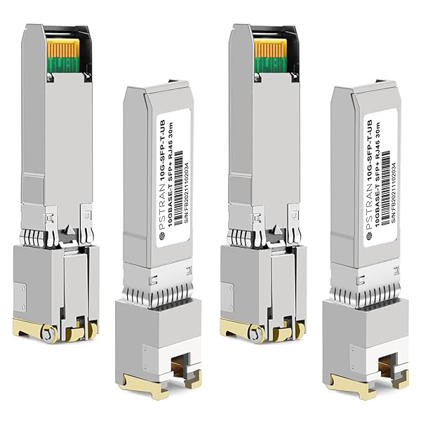 OPSTRAN OPSTRAN 10GBASE-T SFP+ RJ45 Copper Transceiver for Ubiquiti Unifi UF-RJ45-10G - 4 Pack, 30m Cat6a/7 Compatibility - View 3 of 8