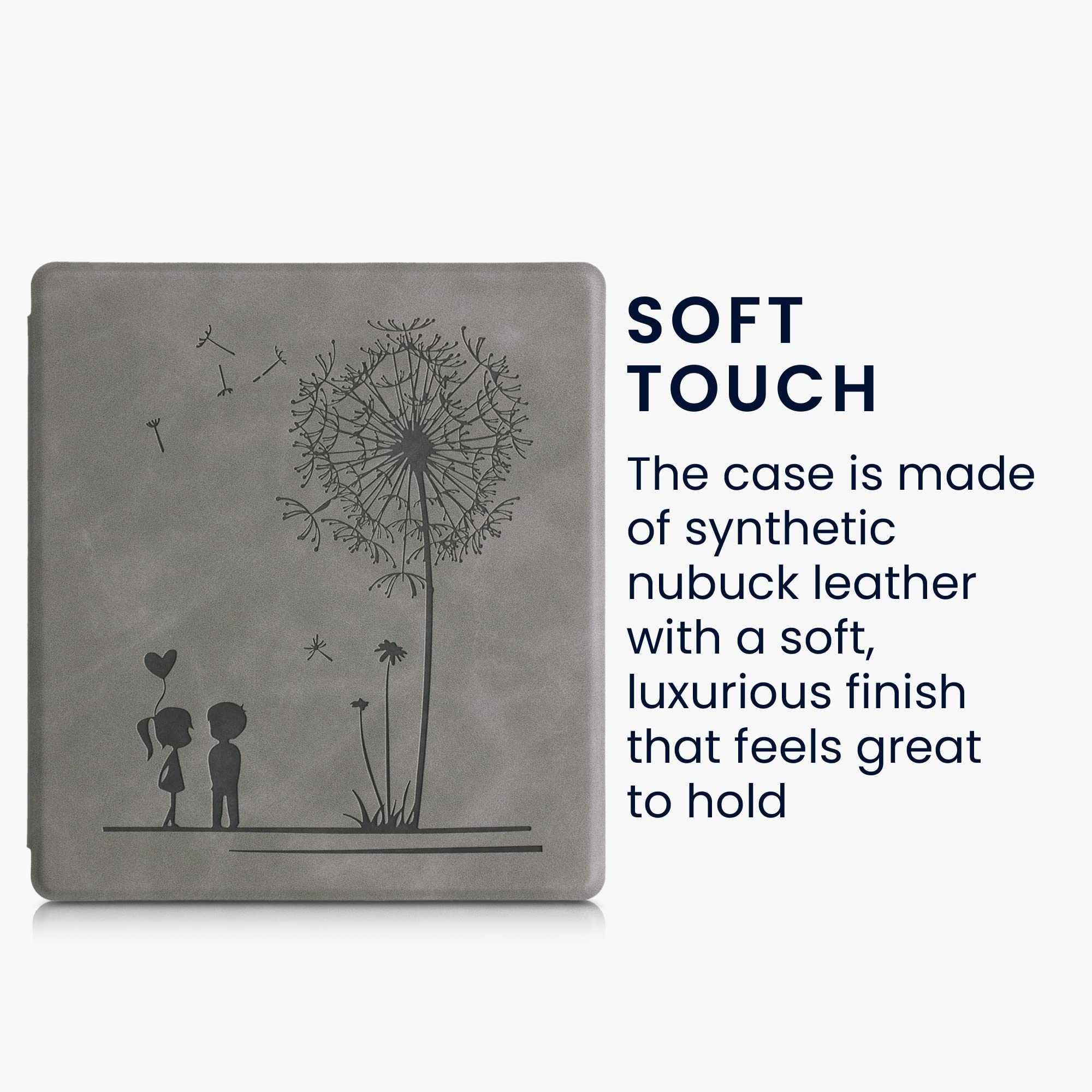 kwmobile kwmobile Kindle Oasis 10th Gen Case - Stylish eReader Cover in Travel Black/Multicolor - View 3 of 7