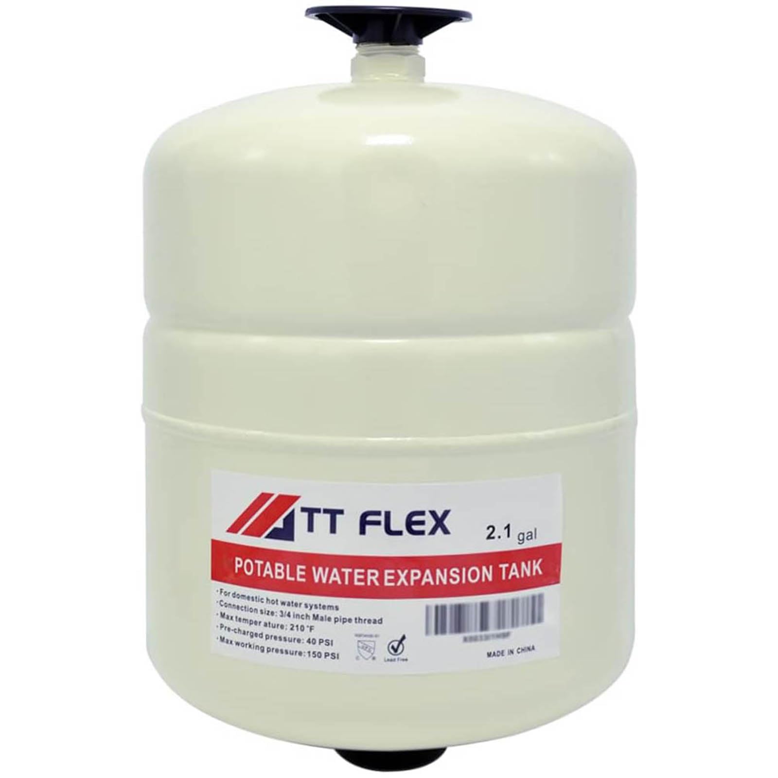 TT FLEX TT FLEX 2.1 Gallon Potable Thermal Expansion Tank for Water Heater with 3/4 in MNPT Connection