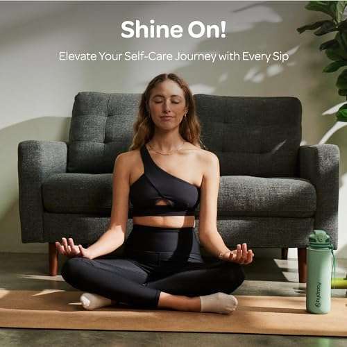 Hydracy Hydracy 32 Oz Motivational Water Bottle with Time Markers & Straw - BPA Free, Leak Proof, Ideal for Fitness & Outdoor Activities - View 10 of 10