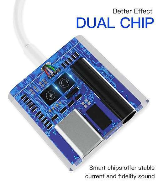 Kefiany 2-Pack Lightning to 3.5mm Headphone Adapter for iPhone - Audio & Charger Splitter Dongle for iPhone 13, 12, 11, Pro Max, XS, SE, 7, 8 Plus - View 6 of 8