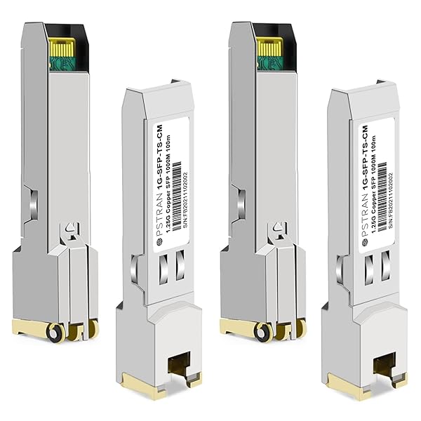OPSTRAN OPSTRAN 1000BASE-T SFP RJ45 Copper Transceiver for Cisco Meraki MA-SFP-1GB-TX - 4 Pack, 100m Cat5e/6 Compatibility - View 2 of 8