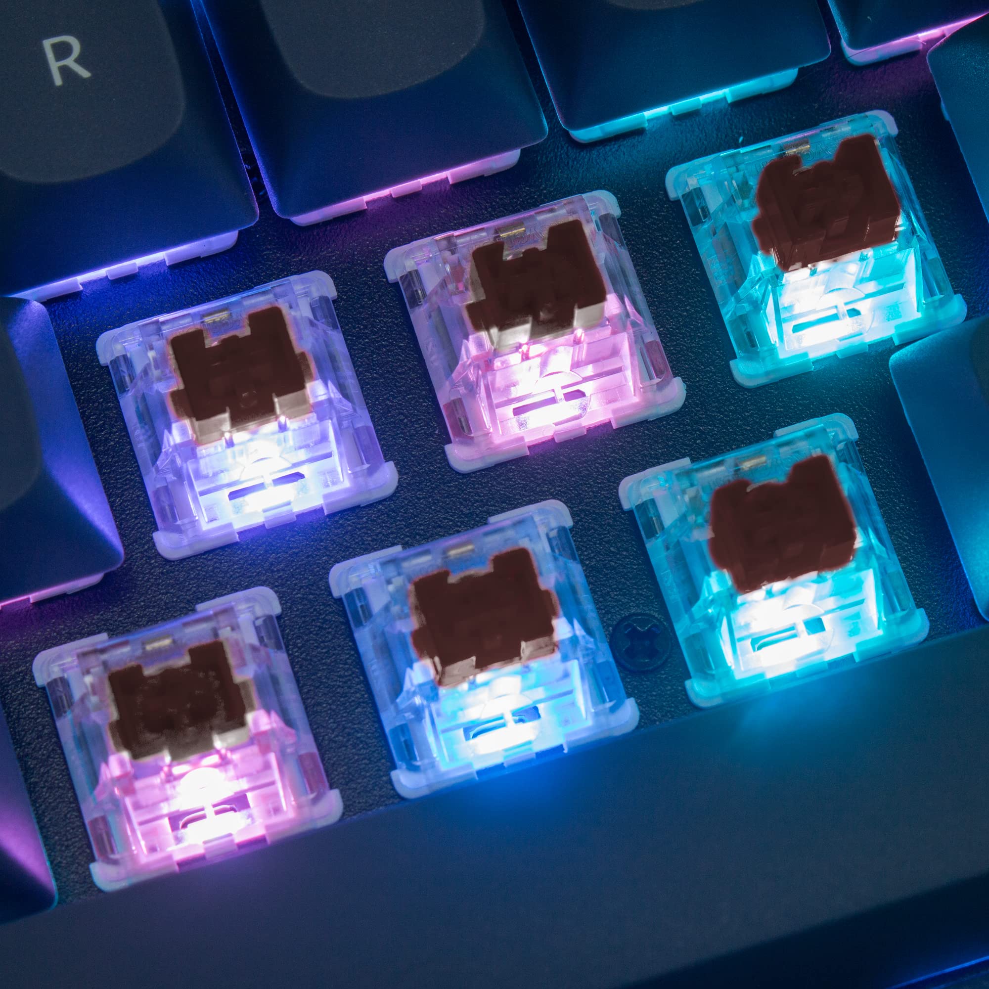 Keychron Keychron V1 Wired Custom Mechanical Keyboard - 75% QMK/VIA, Hot-Swappable K Pro Brown Switch, Frosted Black for Mac/Windows/Linux - View 6 of 9