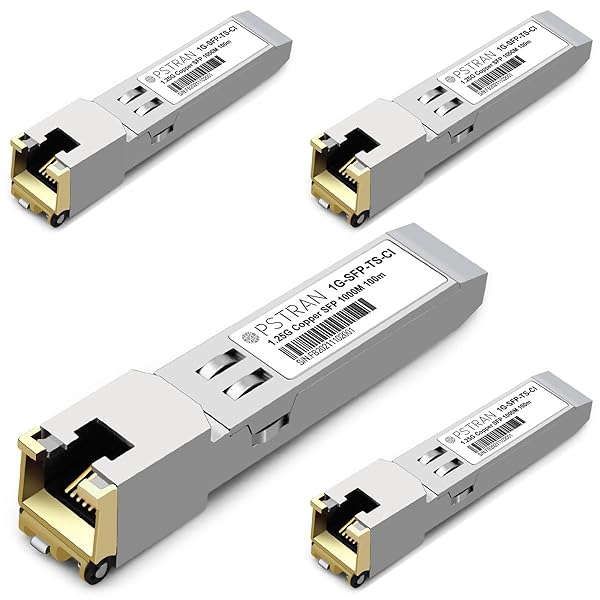 OPSTRAN OPSTRAN 1000BASE-T SFP RJ45 Copper Transceiver Module - Cisco Compatible 4 Pack for 100m Cat5e/6