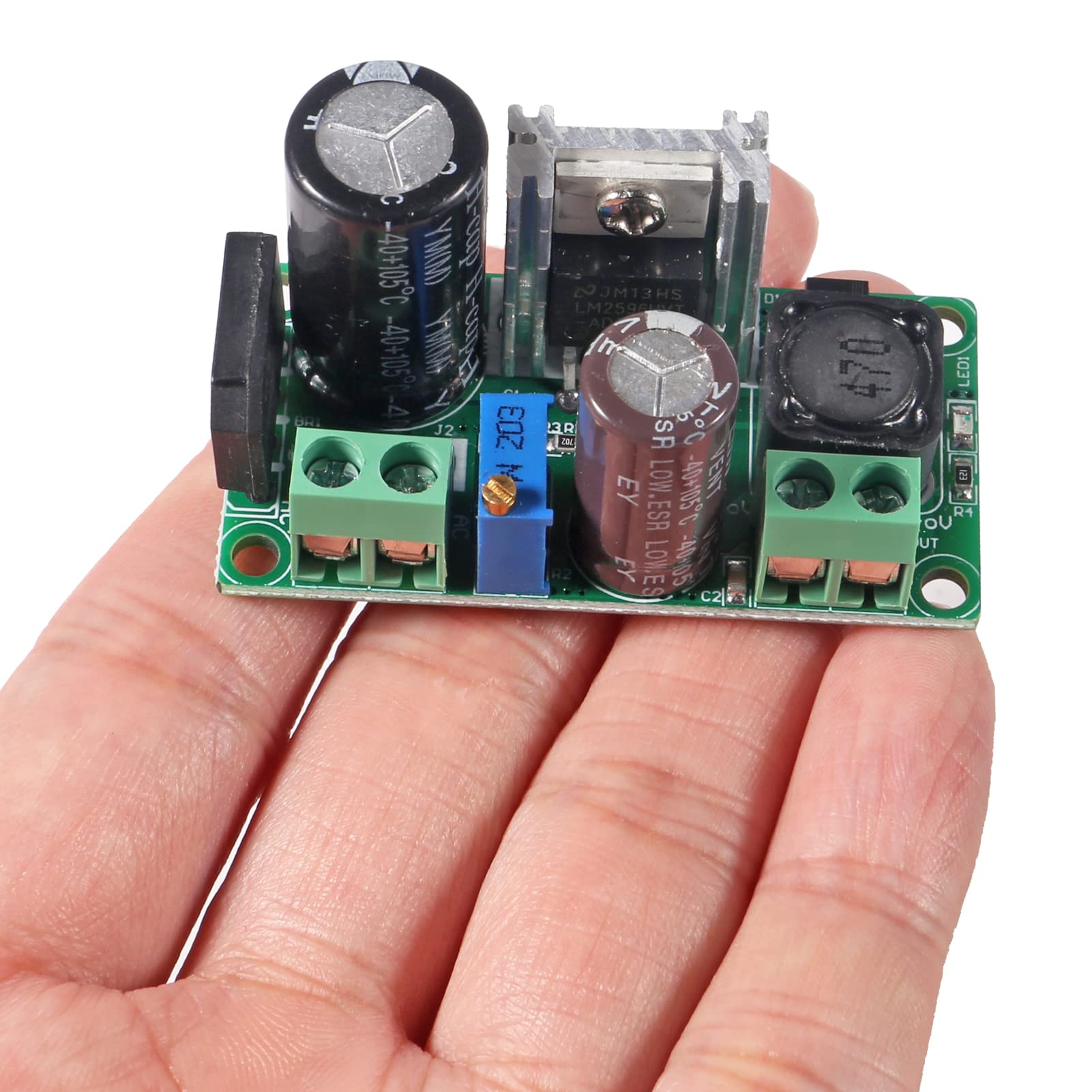 ACEIRMC 6pcs AC DC to DC Step Down Buck Converter Voltage Regulator Board Adjustable Power Supply Module 2A for 5V to 48V - View 7 of 7