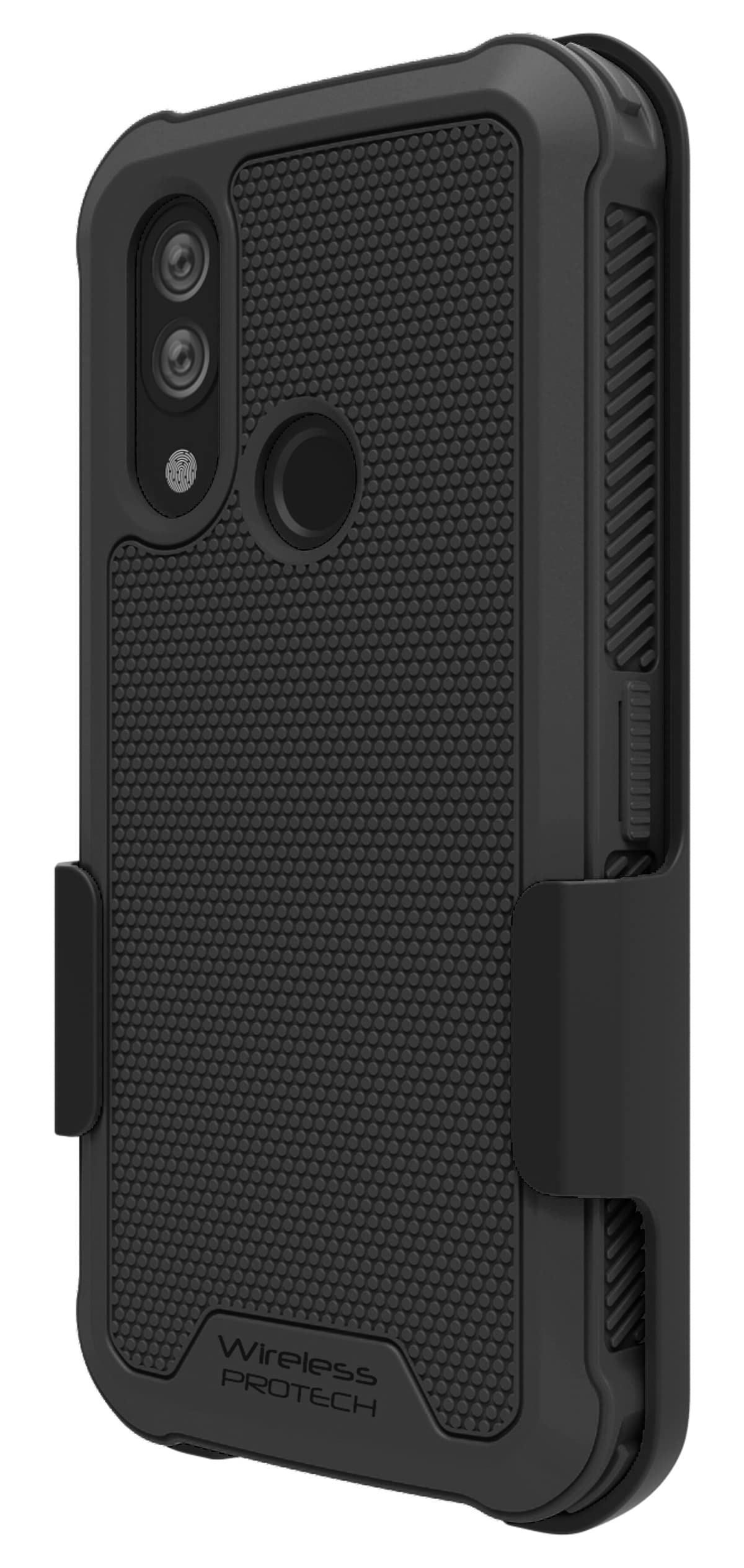 Wireless PROTECH Wireless ProTech Case for CAT S62 PRO and S62 with Rotating Belt Clip Holster Durable Flexible Protective Combo Black - View 3 of 9