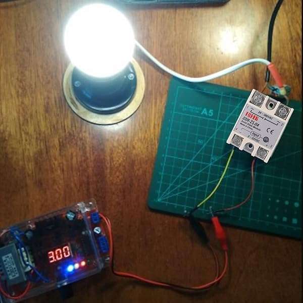 COLIAO Coliao 4pcs SSR-25DA Solid State Relay Module - DC to AC 3-32VDC Input, 24-380VAC Output, 25A, 250V - View 8 of 8