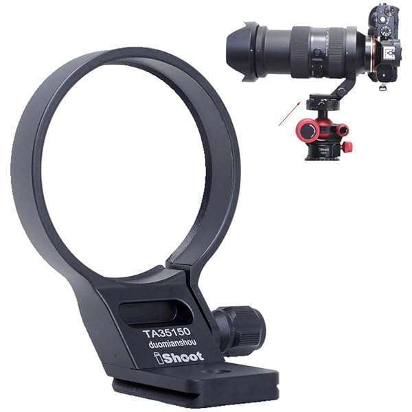 iShoot Metal Lens Collar for Tamron 35-150mm f/2-2.8 Di III VXD - Arca-Swiss Tripod Mount & Quick Release Plate