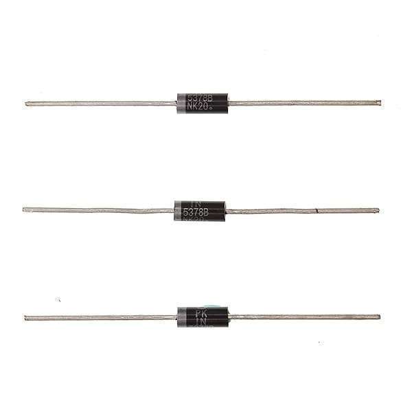 HUABAN 10PCS 1N5378B Power Zener Diode 5W 100V DO-15 - High-Quality Axial Diodes for Reliable Performance