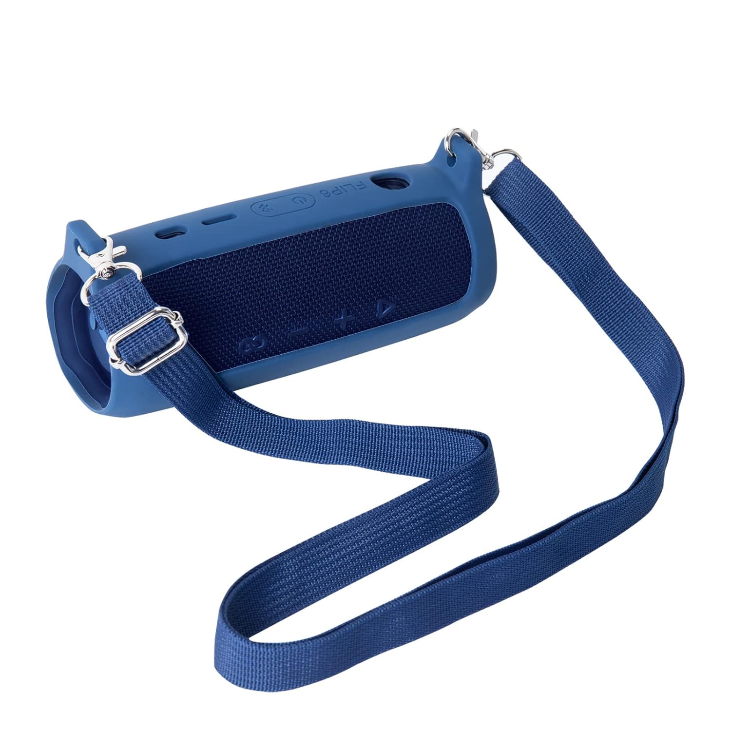 co2CREA co2CREA Soft Silicone Case for JBL Flip 6 Portable Bluetooth Speaker Blue Replacement Cover - View 5 of 7